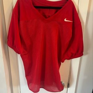 Nike boys red football practice jersey